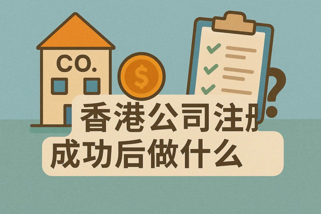 香港公司注册成功后做什么？