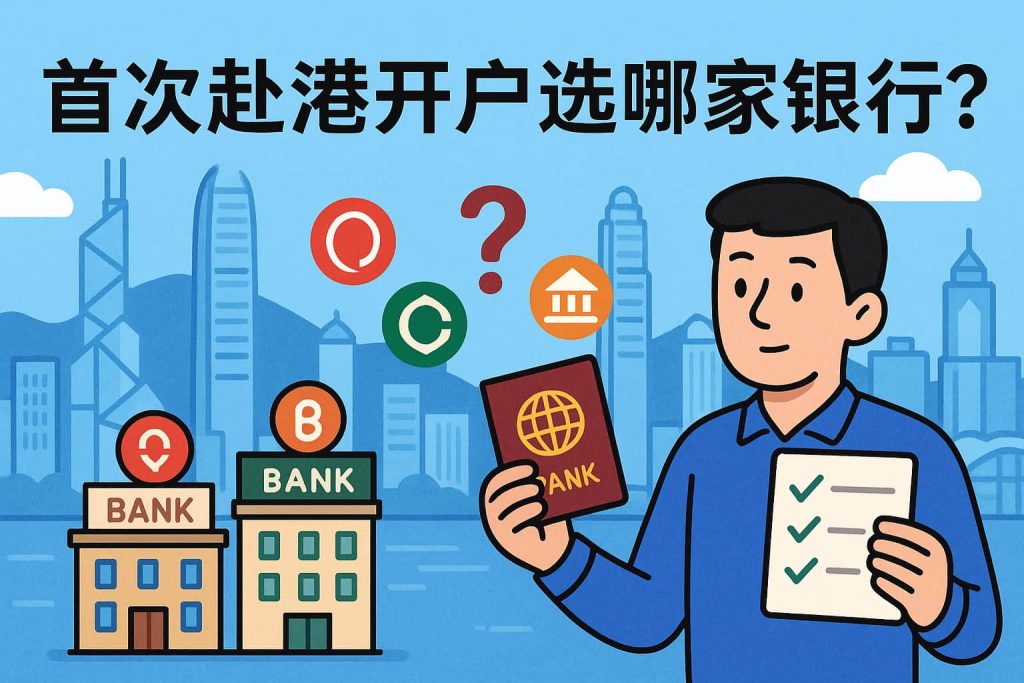 首次赴港开户选哪家银行？