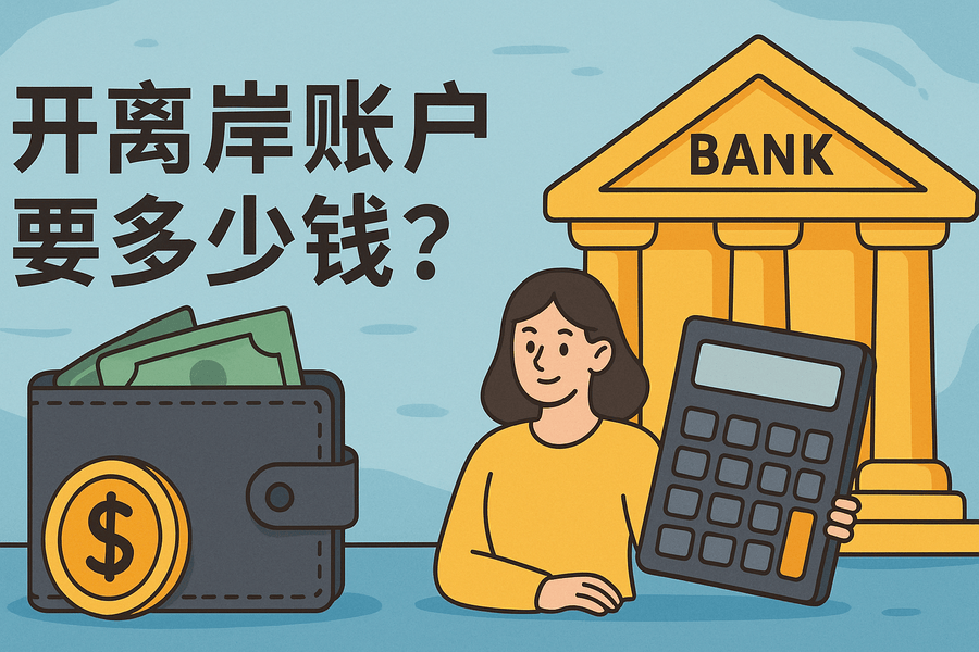 开离岸账户要多少钱?常见地区开户费用一览
