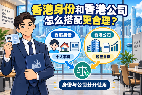 香港身份和香港公司，怎么搭配使用更合理