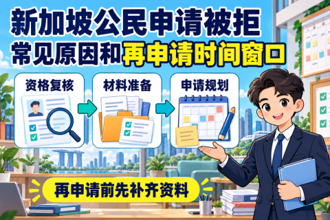 新加坡公民申请被拒后，什么时候可以再申请？